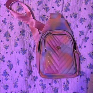 Multicolor Chevron Sling Bag